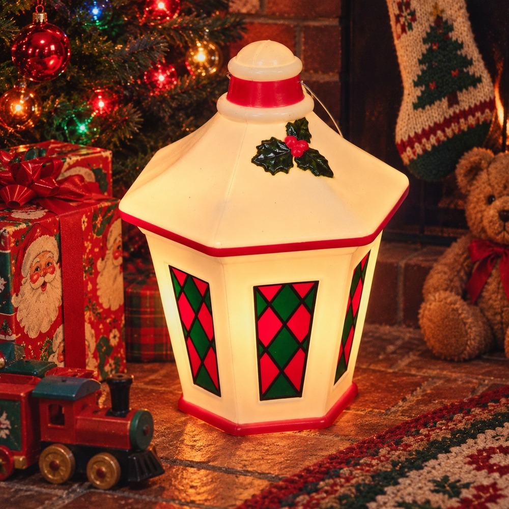 Mr Christmas Nostalgic Lantern Blow Mold Lighted Holiday Christmas Decor NEW